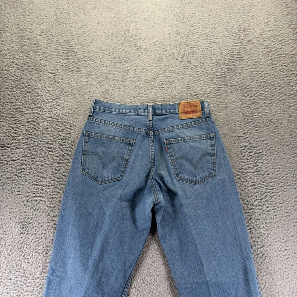 Vintage Levi's 550 Jeans Mens 34x34 Blue Cotton Denim Straight Relaxed Workwear